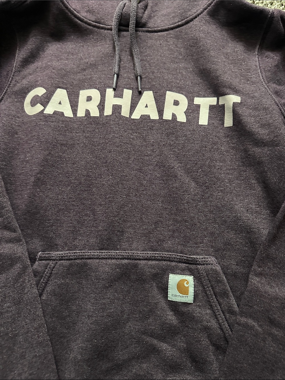 Carhartt Crewneck Hoodie in Plum - Picture 2 of 5